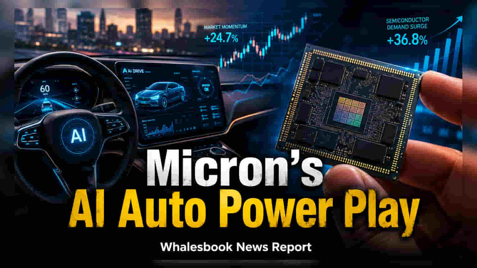 Micron Signs Long-Term Auto AI Chip Deals With Qualcomm, Harman