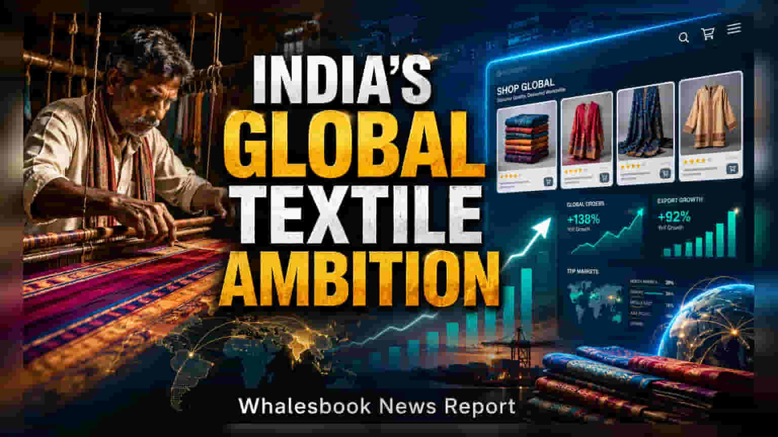 India Targets ₹9 Lakh Crore Textile Exports By 2030
