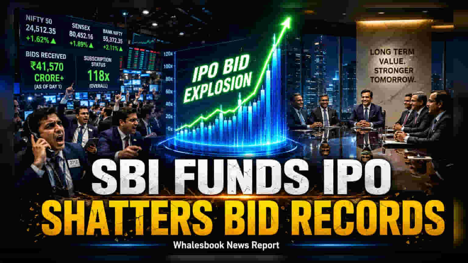 SBI Funds Management IPO: చరిత్రలో నిలవని రికార్డు.. ₹2.98 లక్షల కోట్ల బిడ్లు!