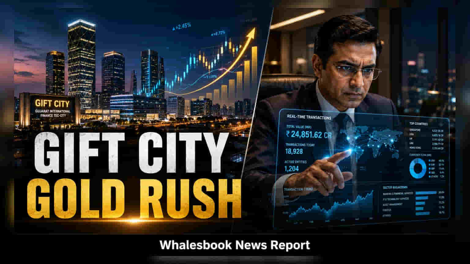 GIFT City में 100 से ज़्यादा Multinational कंपनियों की दिलचस्पी, Treasury Hub बनाने की तैयारी