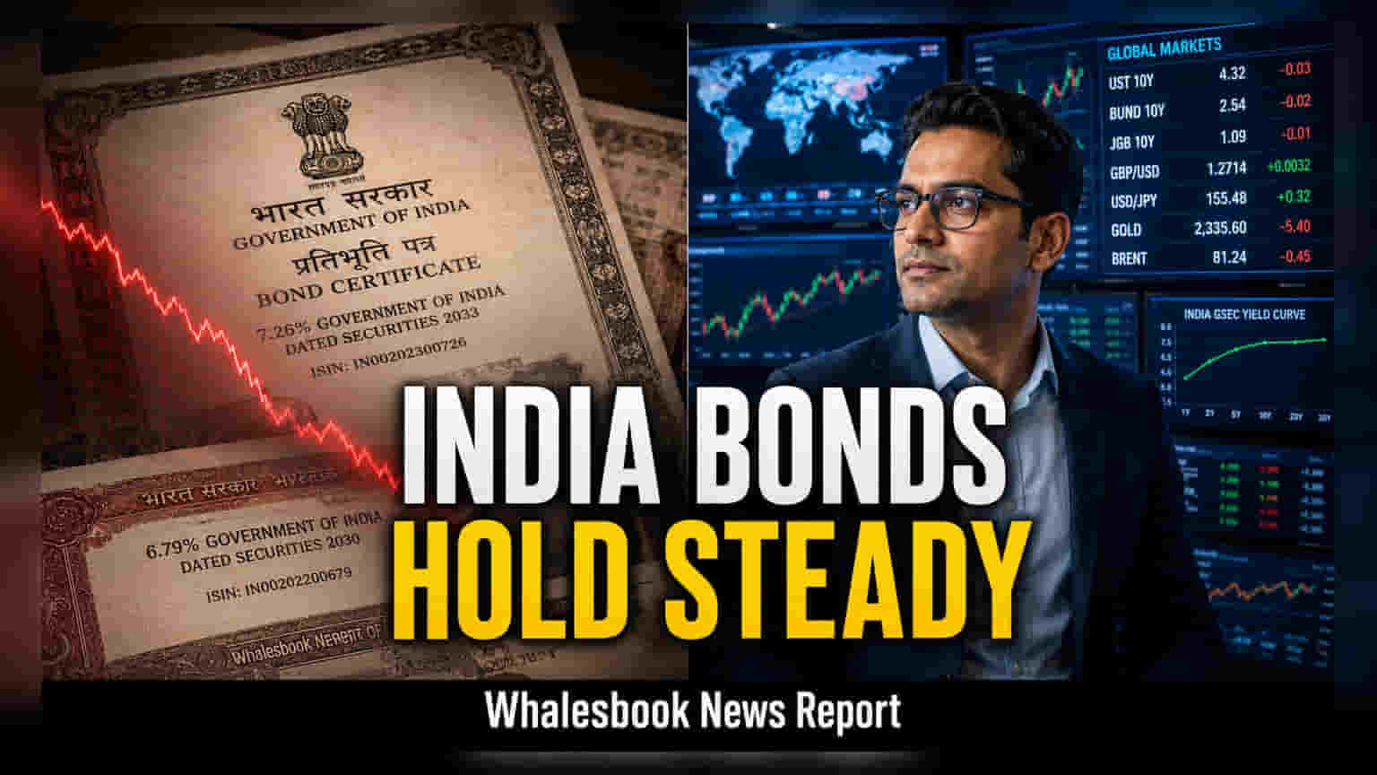 Indian Bonds Yield: ₹28,000 करोड़ की नीलामी से पहले बॉन्ड यील्ड स्थिर, ₹28,000 करोड़ की नीलामी पर टिकी निगाहें
