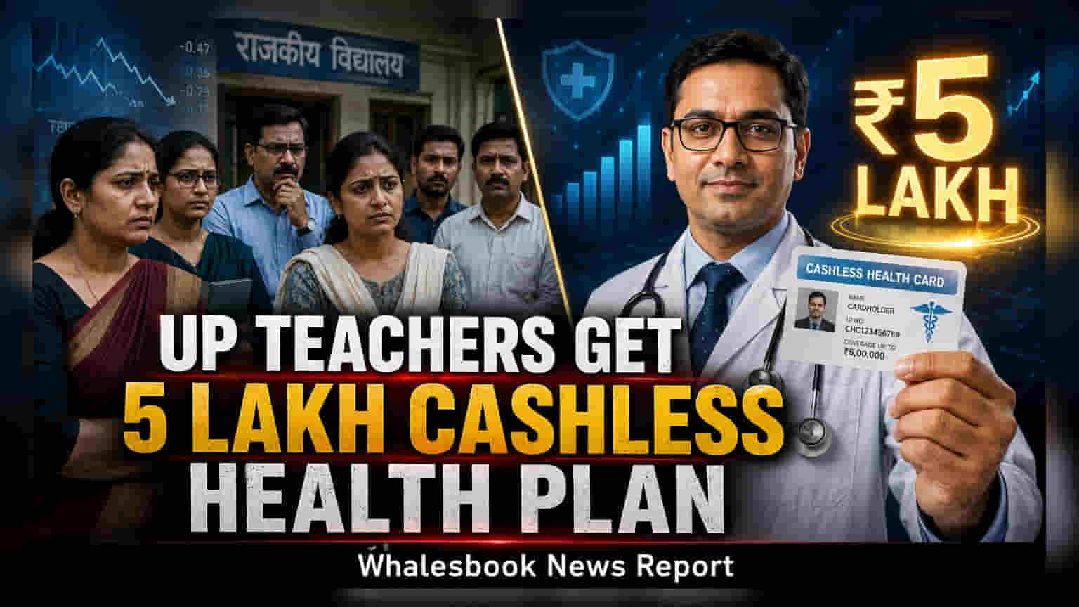 UP Government Launches ₹5 Lakh Cashless Medical Scheme For 12 Lakh Teachers