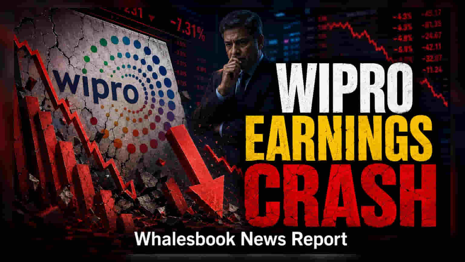 Wipro Falls 2.5% After Q1 Profit Miss and Weak Q2 Guidance