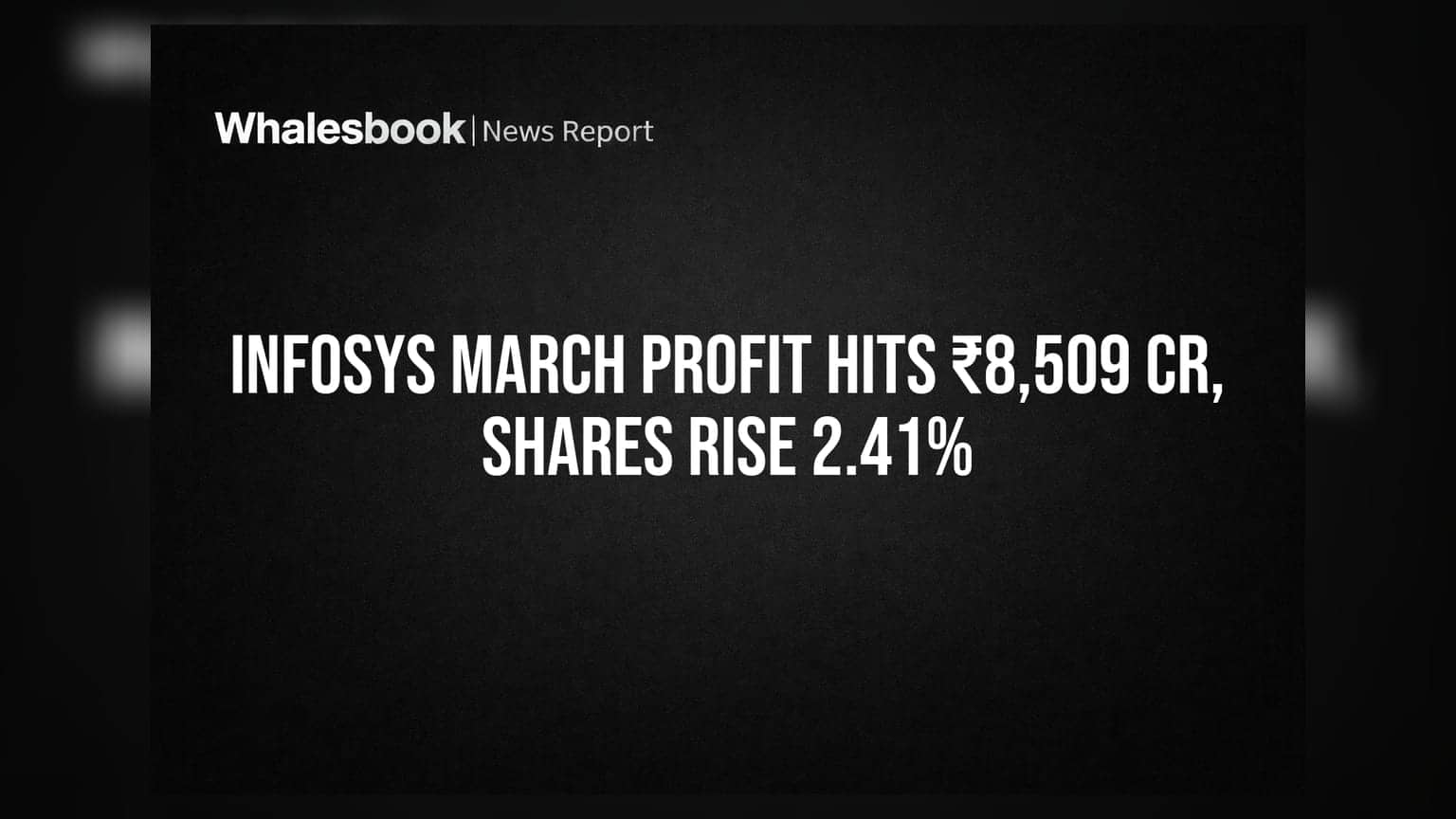 Infosys Shares Surge: ਮਾਰਚ ਤਿਮਾਹੀ 'ਚ **₹8,509 ਕਰੋੜ** ਦਾ ਮੁਨਾਫਾ, ਸ਼ੇਅਰ **2.41%** ਵਧਿਆ