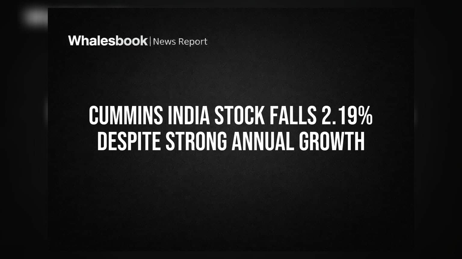 Cummins India Share: லாபம் அதிகரித்தும் ஷேர் சரிய காரணம் என்ன?