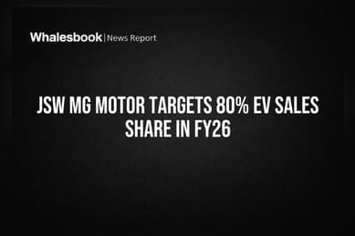 JSW MG Motor Targets 80% EV Sales Share in FY26