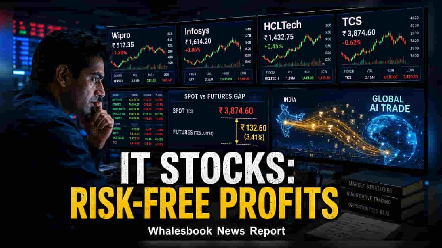 IT Stocks में 'रिवर्स आर्बिट्राज' का खेल: Wipro, Infosys पर पैसा बना रहे ट्रेडर्स!
