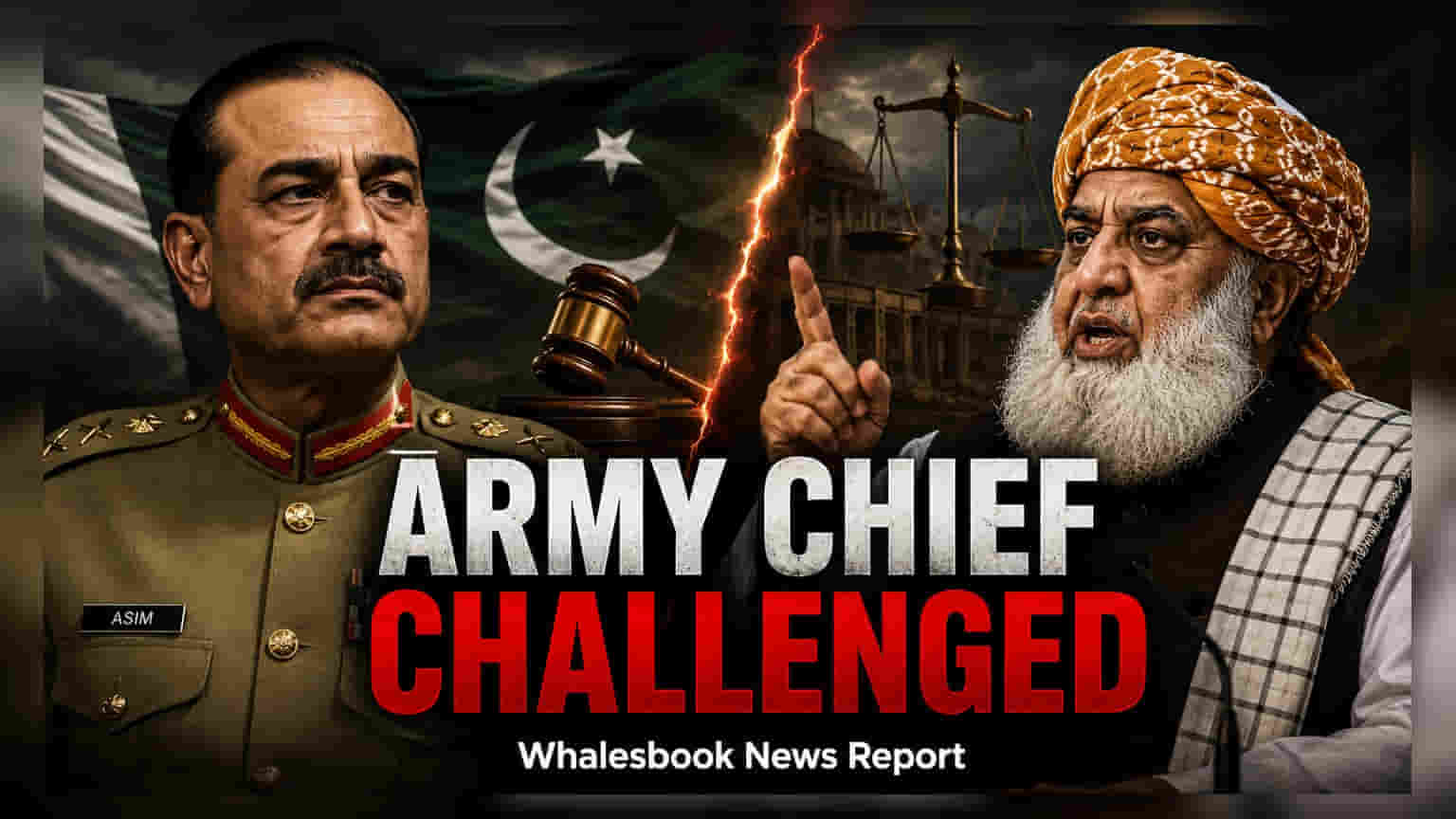 JUI-F Chief Maulana Fazlur Rehman Challenges Pakistan Army Chief