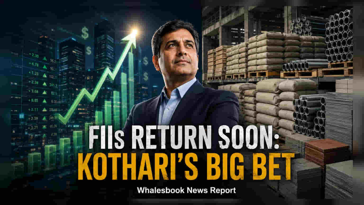AlfAccurate: FY27 ના બીજા H2 માં FIIs ની વાપસીની આશા, Building Materials પર દાવ