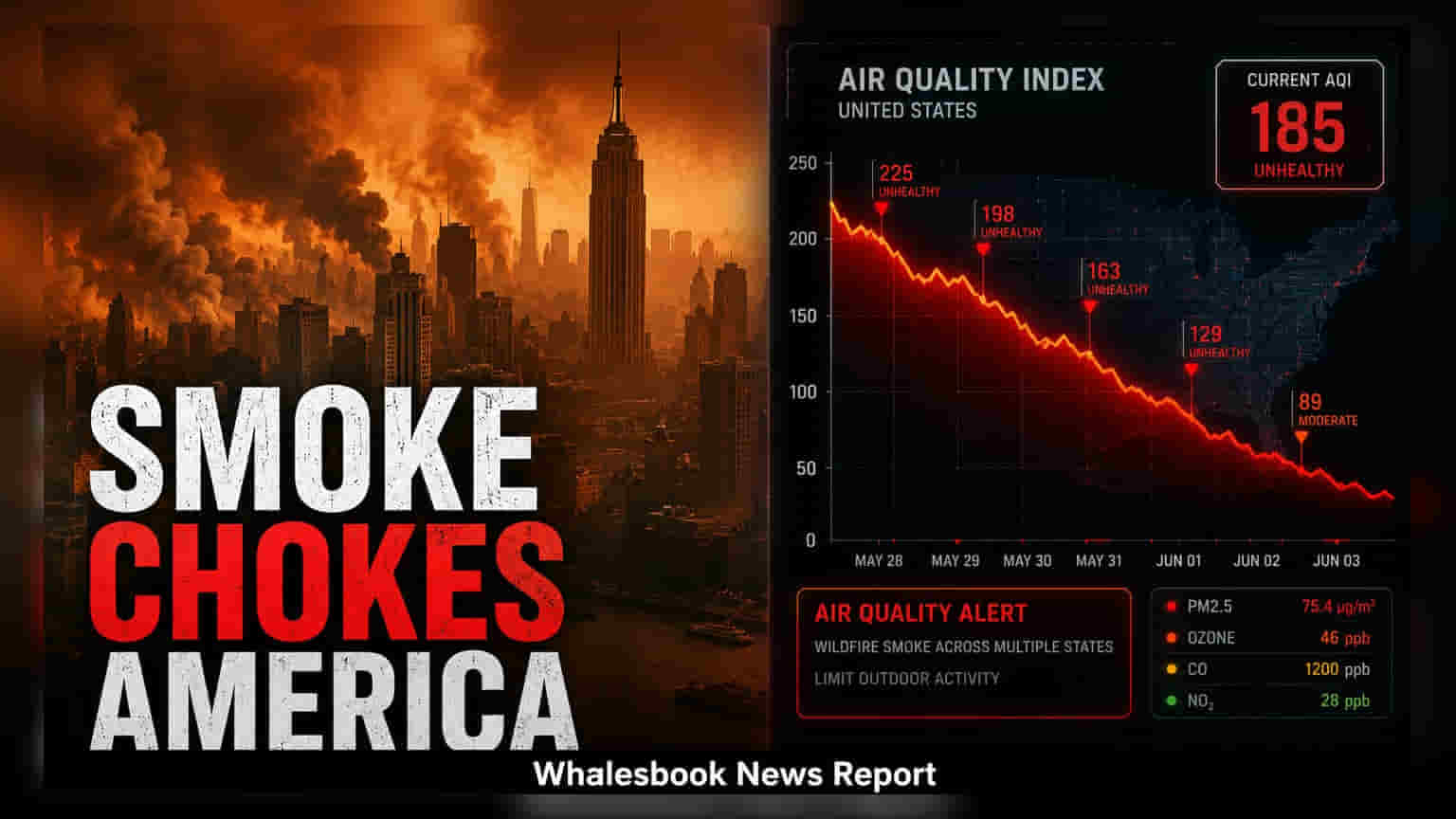 Canada Wildfire Smoke Triggers US Health Alerts; Trade Tensions Rise