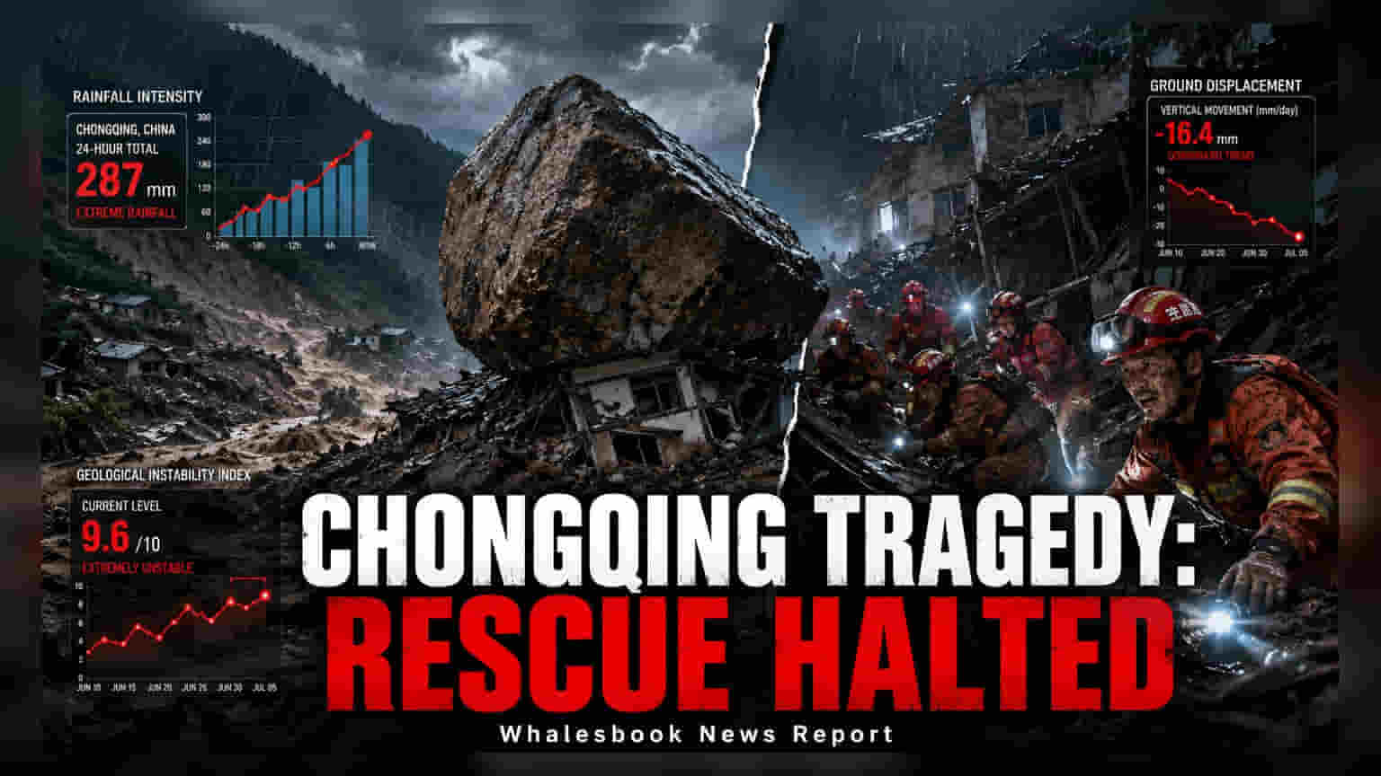 Chongqing Landslide: ਚੀਨ ਵਿੱਚ ਭਾਰੀ ਮੀਂਹ ਕਾਰਨ 8 ਮੌਤਾਂ, 34 ਲਾਪਤਾ