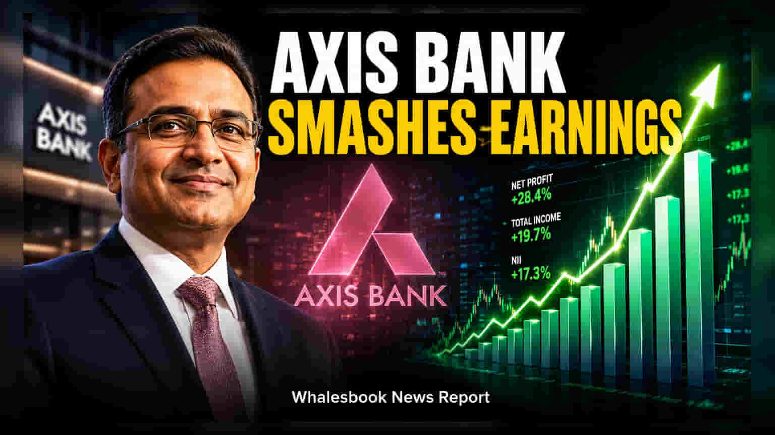 Axis Bank Q1 Net Profit Rises 23% to ₹7,114 Crore