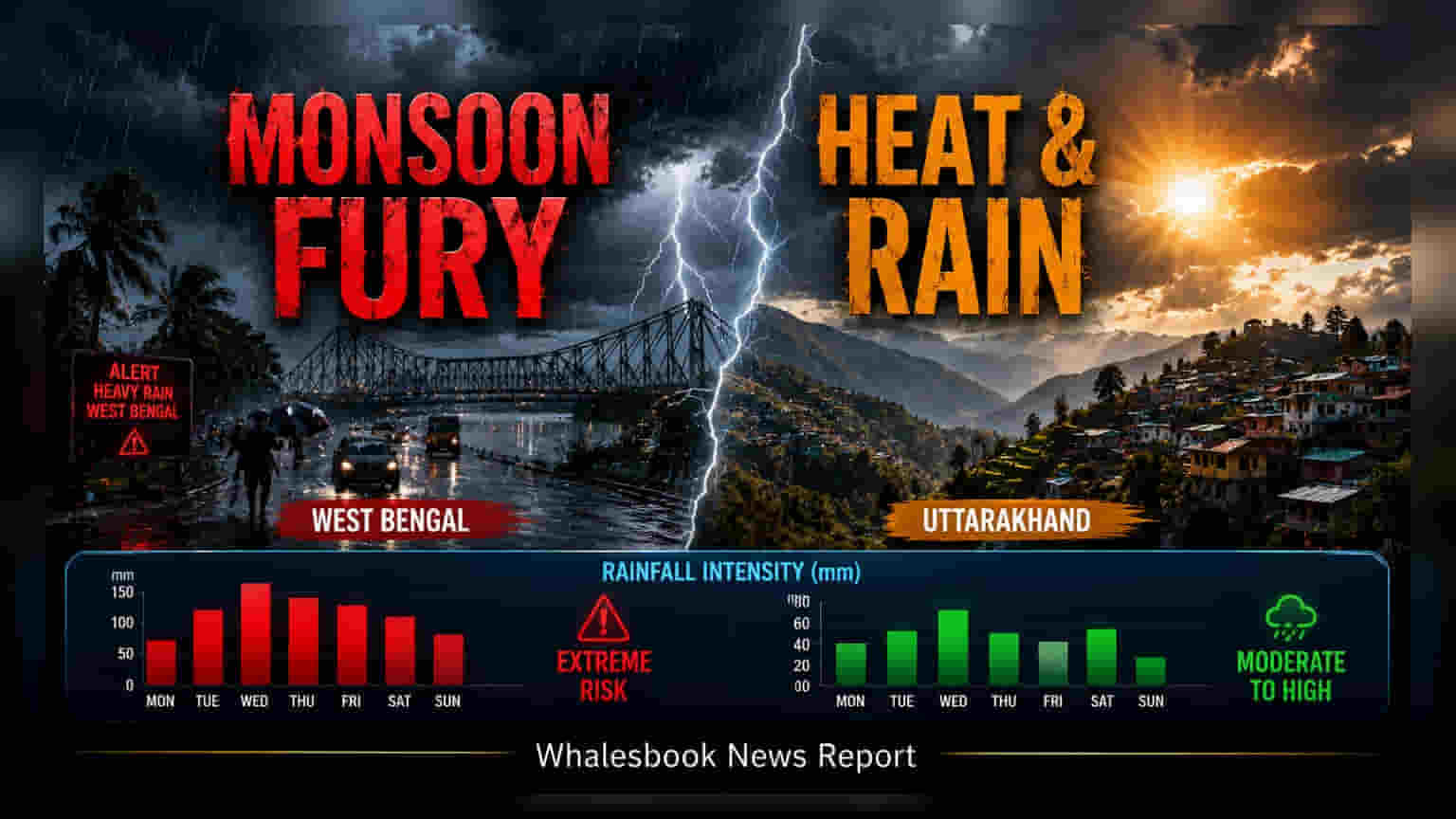 Monsoon Red Alert: Heavy Rain Warning For Bengal And Sikkim