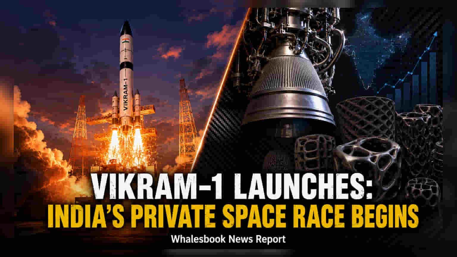 Skyroot Aerospace Launches Vikram-1 Rocket From Sriharikota