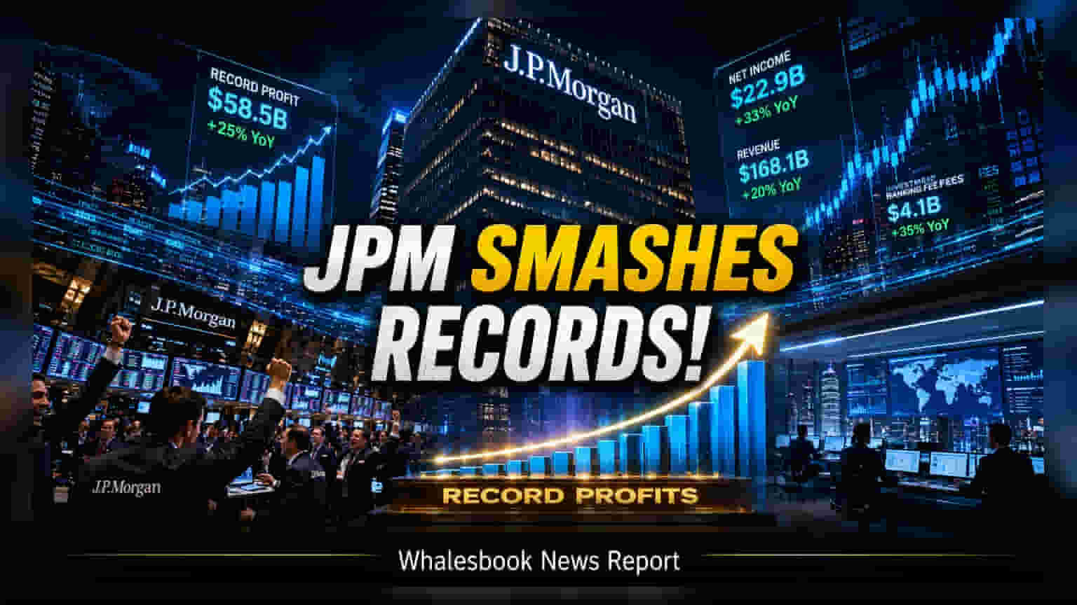 JPMorgan Posts Record $21.2B Profit, Expenses Raised