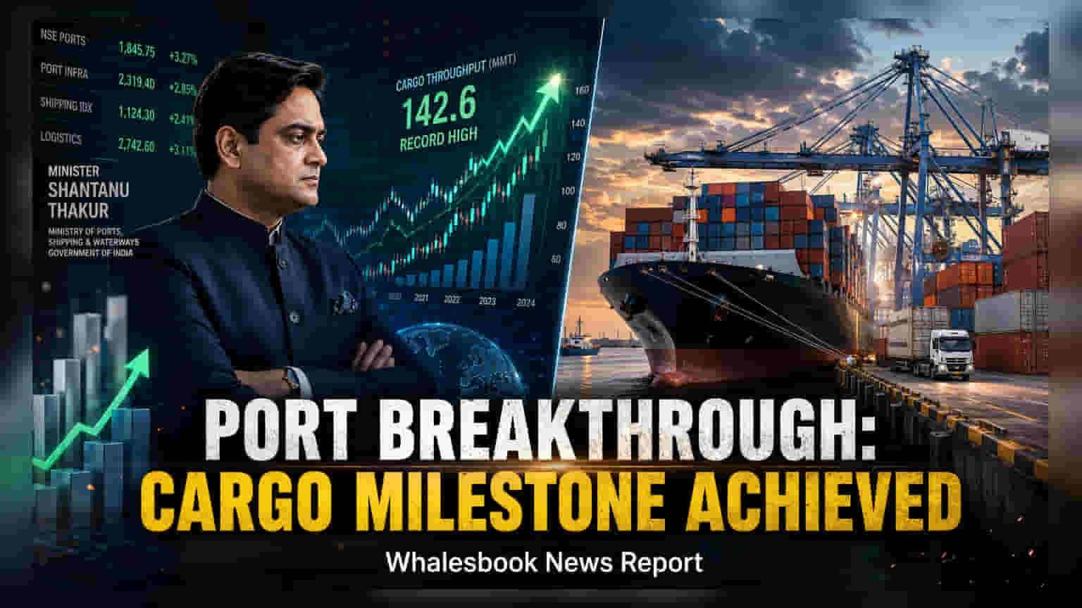 Deendayal Port Hits 50 MMT Cargo Milestone At Fastest Pace