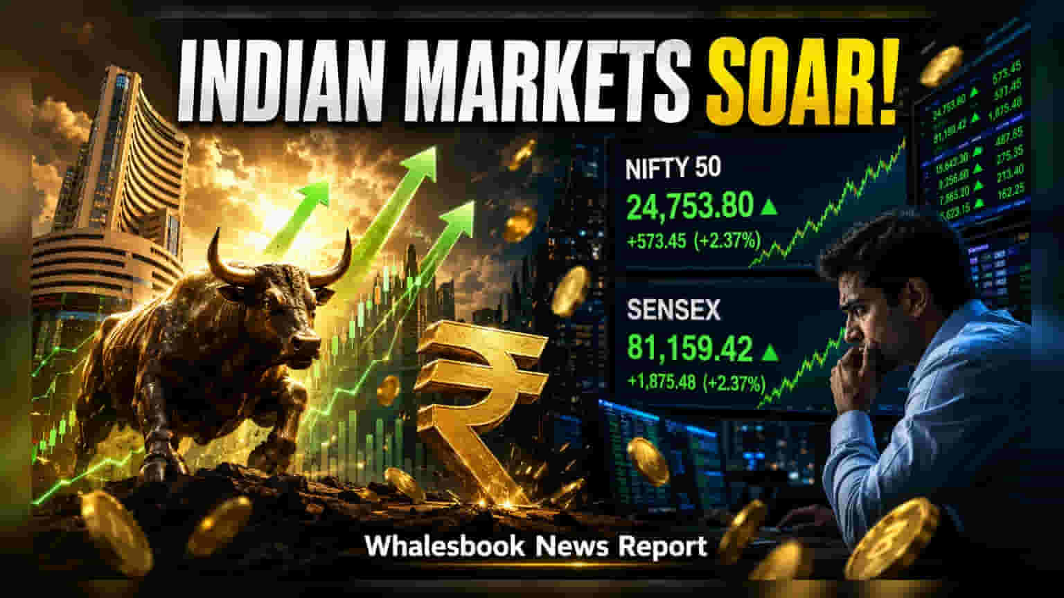 Nifty, Sensex ஏற்றம்: அன்னிய முதலீட்டாளர் விற்பனையையும் தாண்டி சந்தை மீண்டு வந்தது!