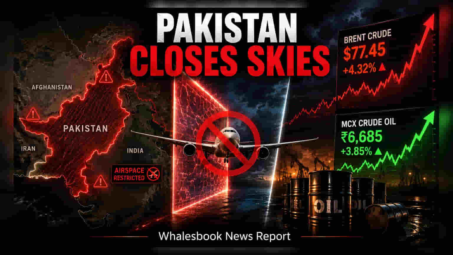Pakistan Extends Airspace Ban for Indian Flights to Aug 24