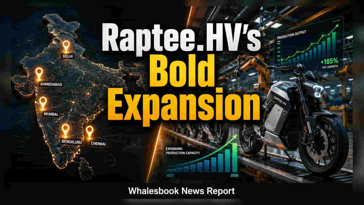 Raptee.HV Targets 1,500 Unit Monthly Output Amid City Expansion