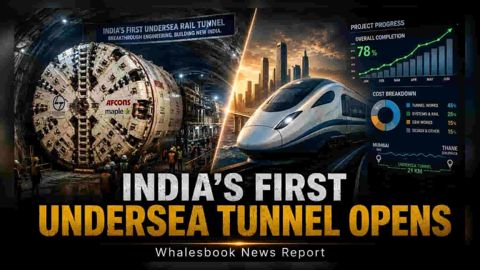 Mumbai-Ahmedabad Bullet Train: બીજા TBM એ સમુદ્ર નીચે ટનલ ખોદવાનું શરૂ કર્યું
