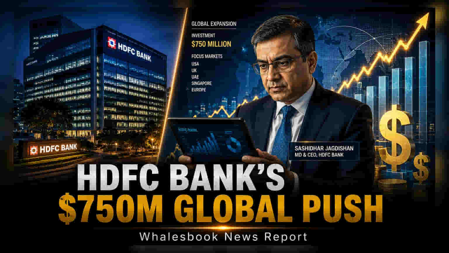 HDFC Bank Raise: HDFC બેંક દ્વારા વિદેશી ભંડોળમાં ₹750 કરોડ એકત્ર, NRI ગ્રાહકો માટે ખાસ યોજના