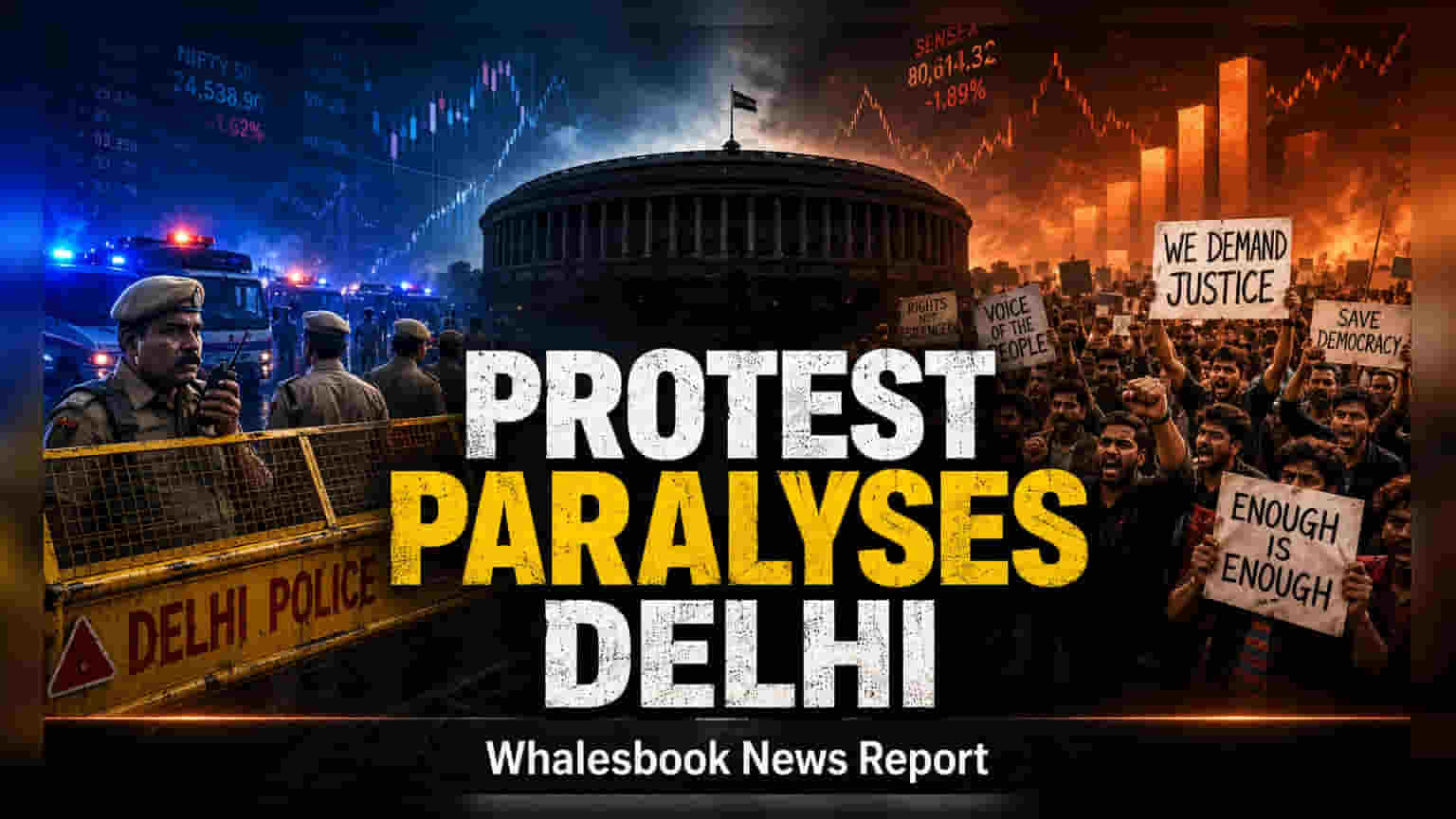 Delhi Police Tighten Security for July 20 March Near Parliament