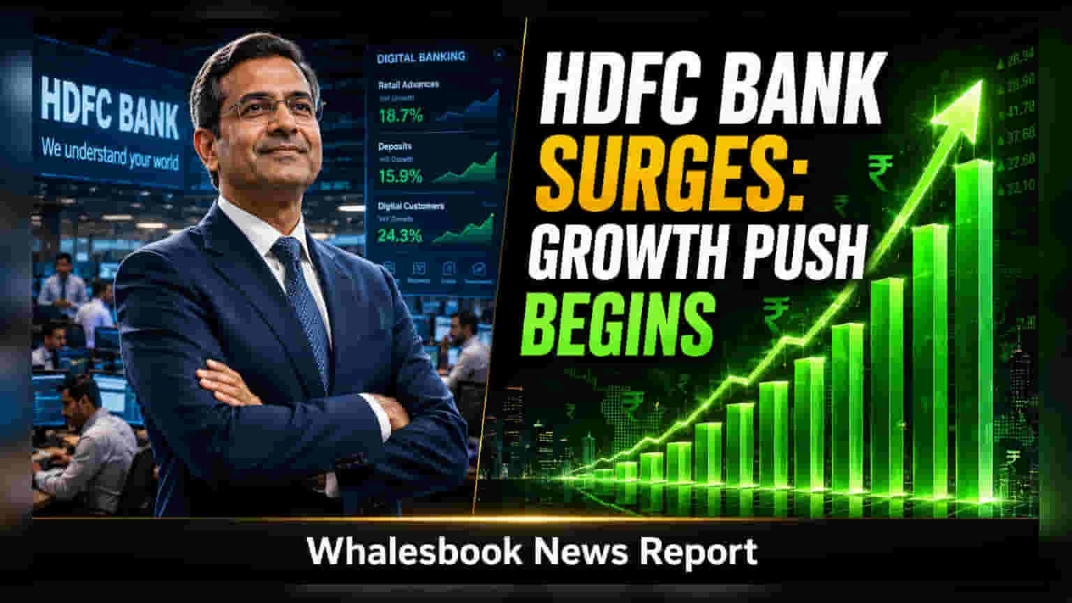 HDFC Bank Q1 Profit Up 5% to ₹19,060 Crore; CEO Eyes Growth