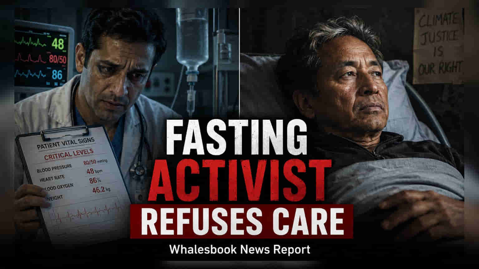 Sonam Wangchuk Refuses Medical Treatment After 20-Day Fast