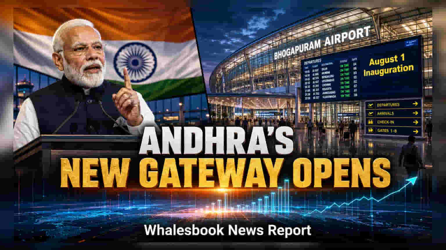 GMR Airports' Bhogapuram Terminal Opens August 1 In Andhra