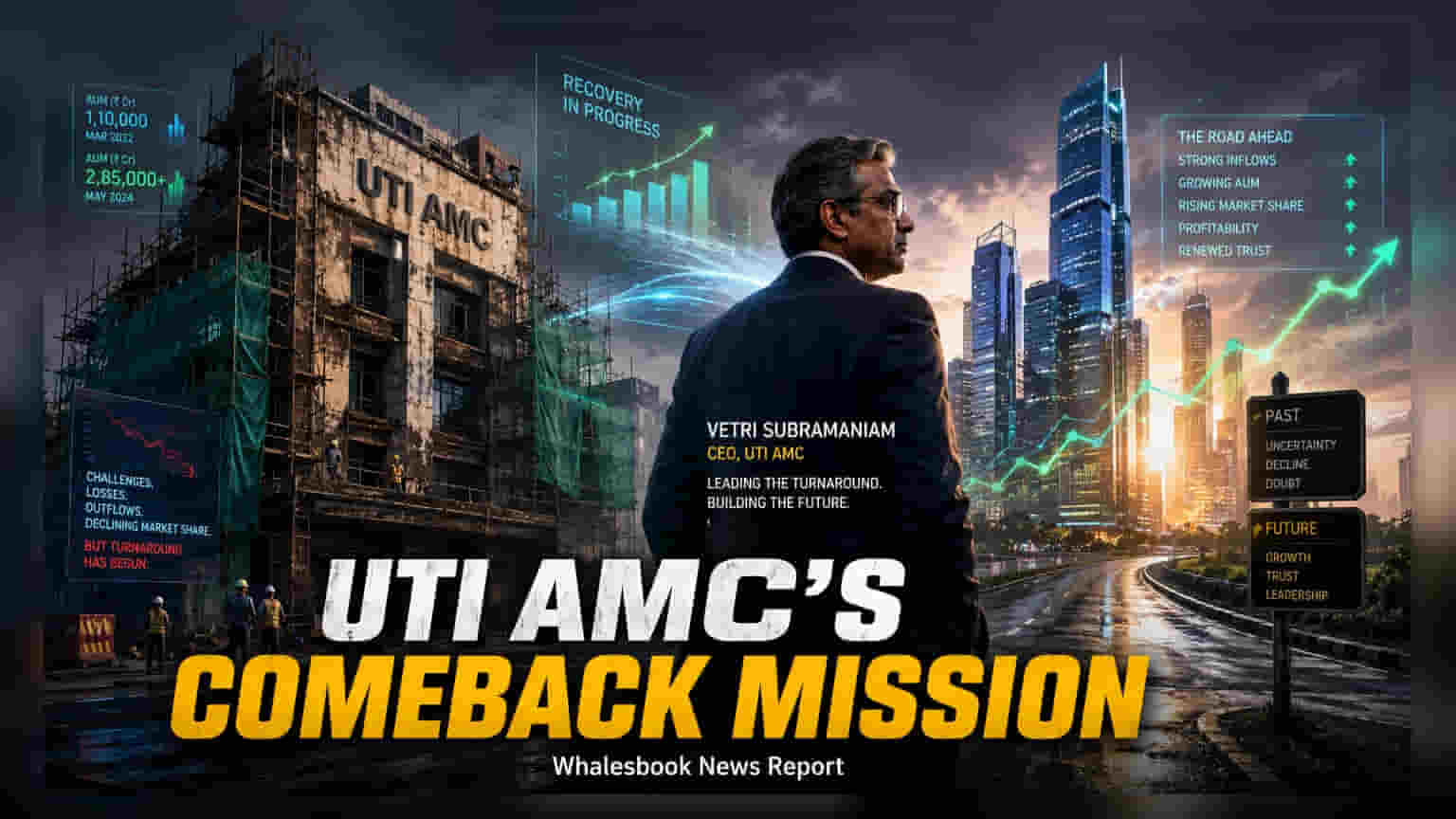 UTI AMC में बड़े बदलाव की तैयारी: CEO Vetri Subramaniam का लक्ष्य, एसेट ग्रोथ और फंड परफॉर्मेंस में सुधार