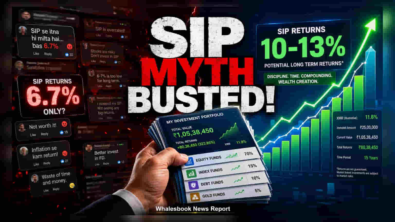 SIP पर 6.7% रिटर्न का वायरल दावा गलत! XIRR से जानें असल गणित