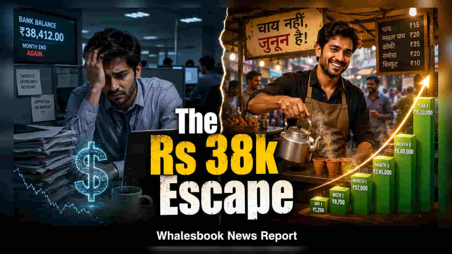 Teleperformance છોડી ચાની કીટલી શરૂ કરી: ₹38,000 Salary છોડી દર મહિને ₹1 લાખ કમાય છે