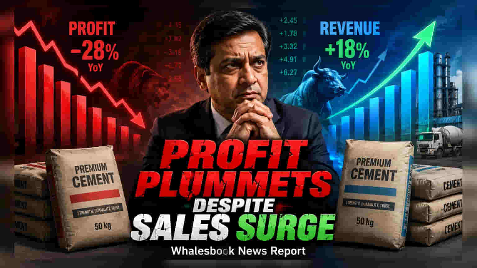 JK Cement के निवेशकों को झटका! रेवेन्यू बढ़ा, पर मुनाफे में **15%** की गिरावट