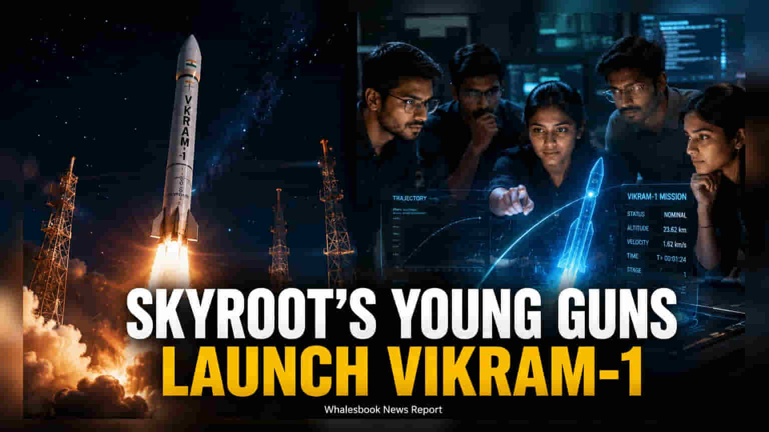 Skyroot Aerospace विक्रम-1 रॉकेट श्रीहरिकोटाहून यशस्वीरित्या प्रक्षेपित