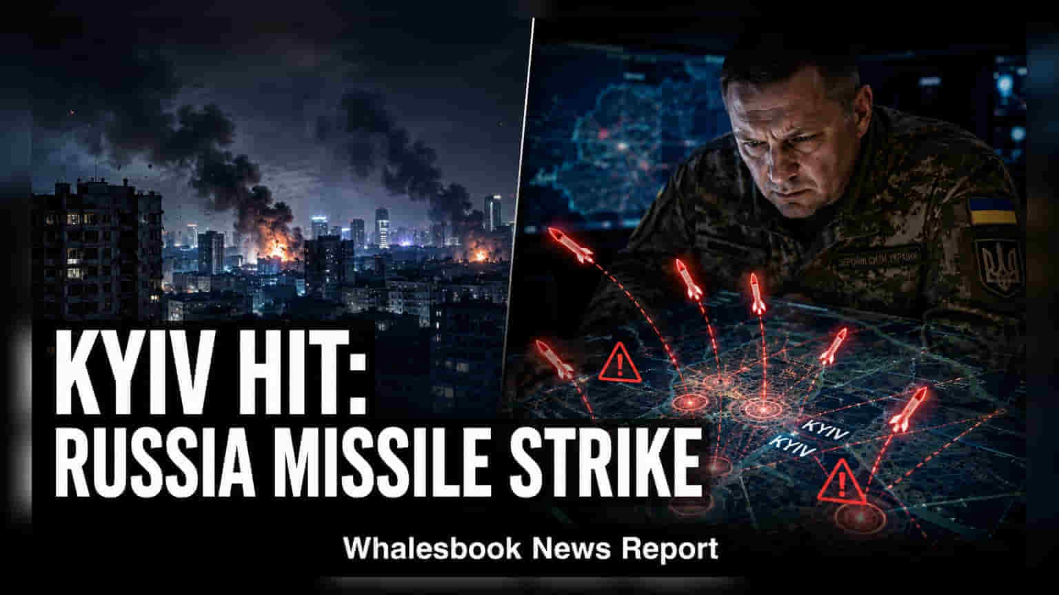 Kyiv Hit by Ballistic Missiles; One Dead, 16 Injured