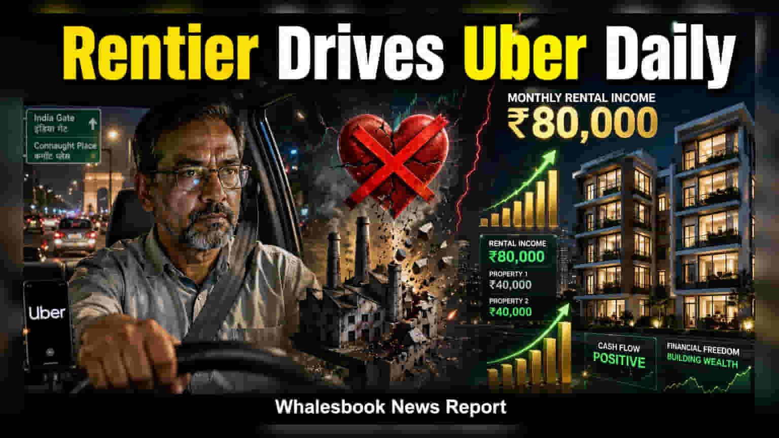 Uber ड्राइवर की कहानी: ₹80 लाख की प्रॉपर्टी, फिर भी ड्राइविंग जारी! जानें ये 3 बड़ी सीख