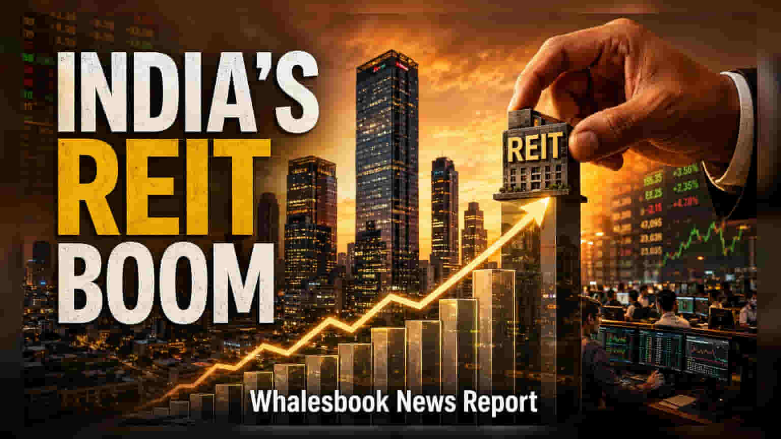 భారత REIT మార్కెట్: లిస్టింగ్ కు సిద్ధమైన **370 మిలియన్** చదరపు అడుగుల ఆఫీస్ స్పేస్!