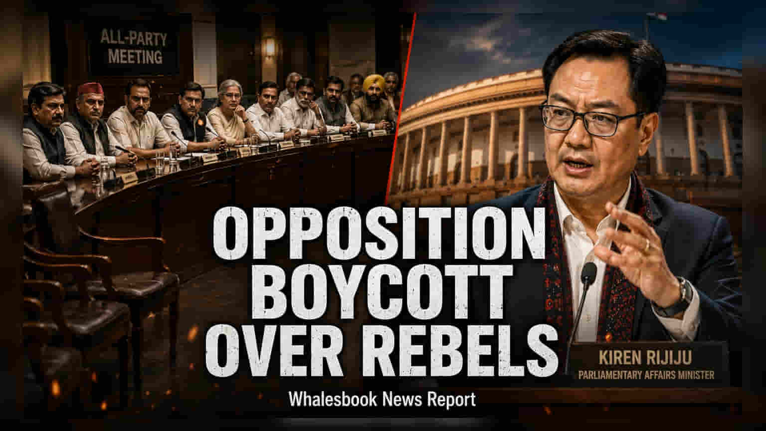 INDIA కూటమి ఆల్-పార్టీ మీటింగ్ నుంచి వాకౌట్: కారణం ఇదే!