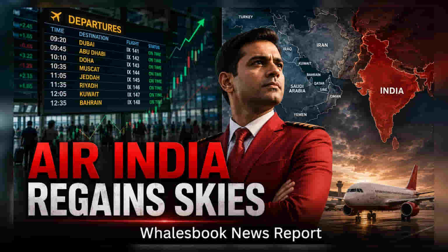 Air India Express: મિડલ ઇસ્ટની 90% ફ્લાઇટ્સ ફરી શરૂ, ઓક્ટોબર સુધીમાં સંપૂર્ણ ક્ષમતાની આશા