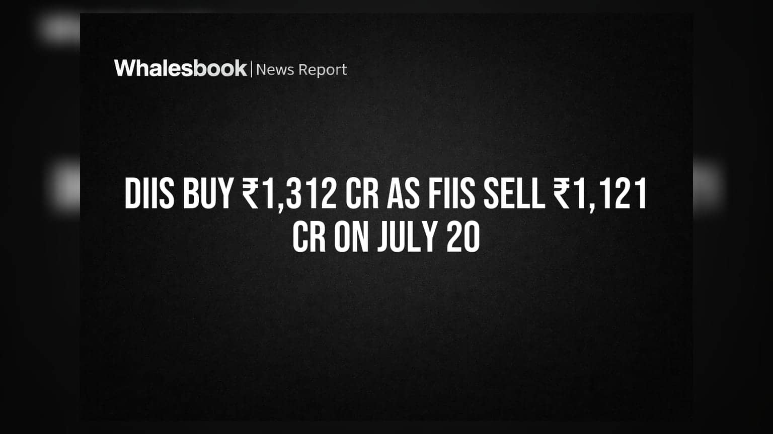 FIIs बेच रहे, DIIs खरीद रहे: 20 जुलाई को भारतीय बाजार में दिखा ये अंतर, Sensex-Nifty हरे निशान में बंद