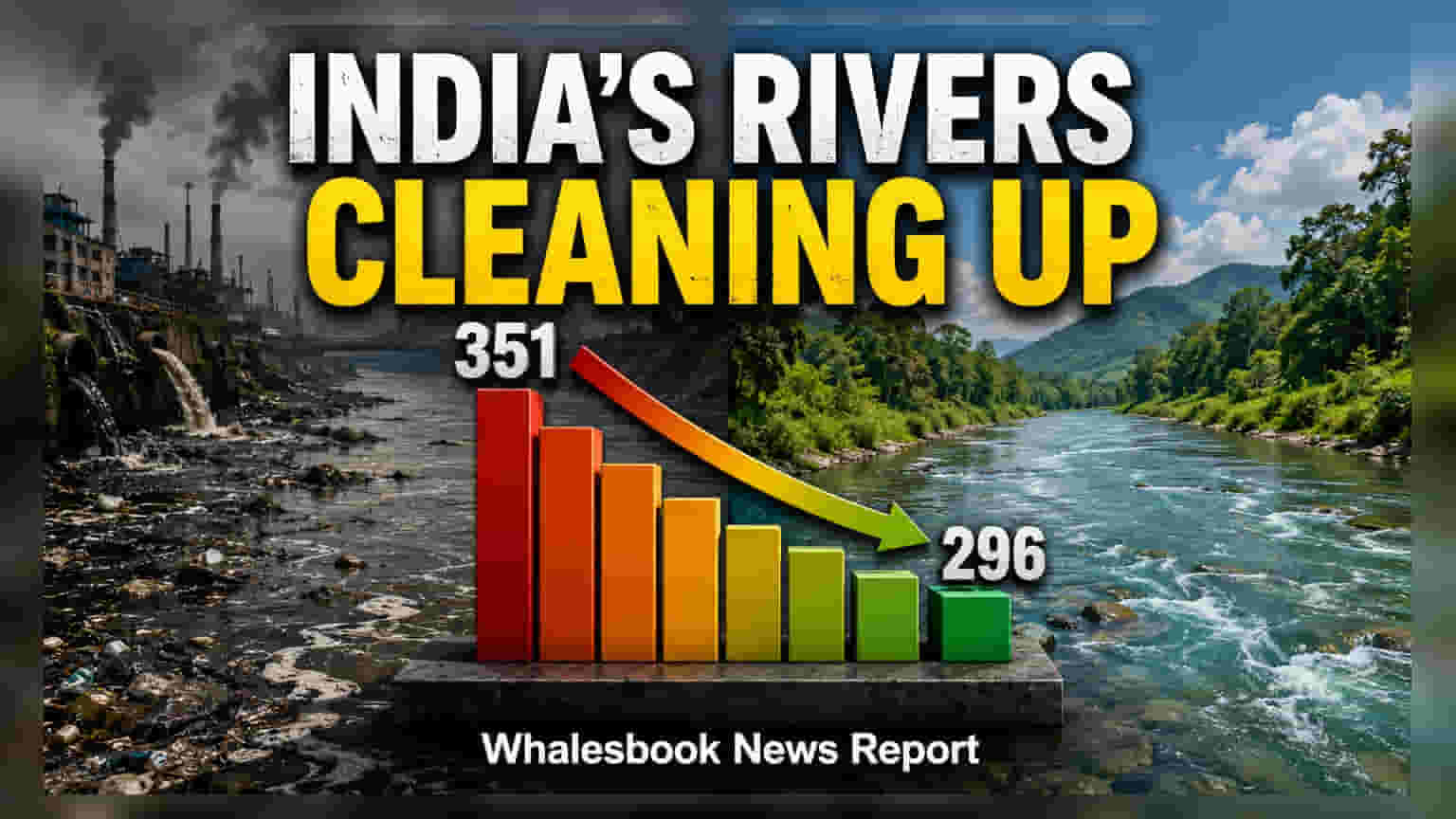 Polluted River Stretches in India Drop to 296, Govt Reports