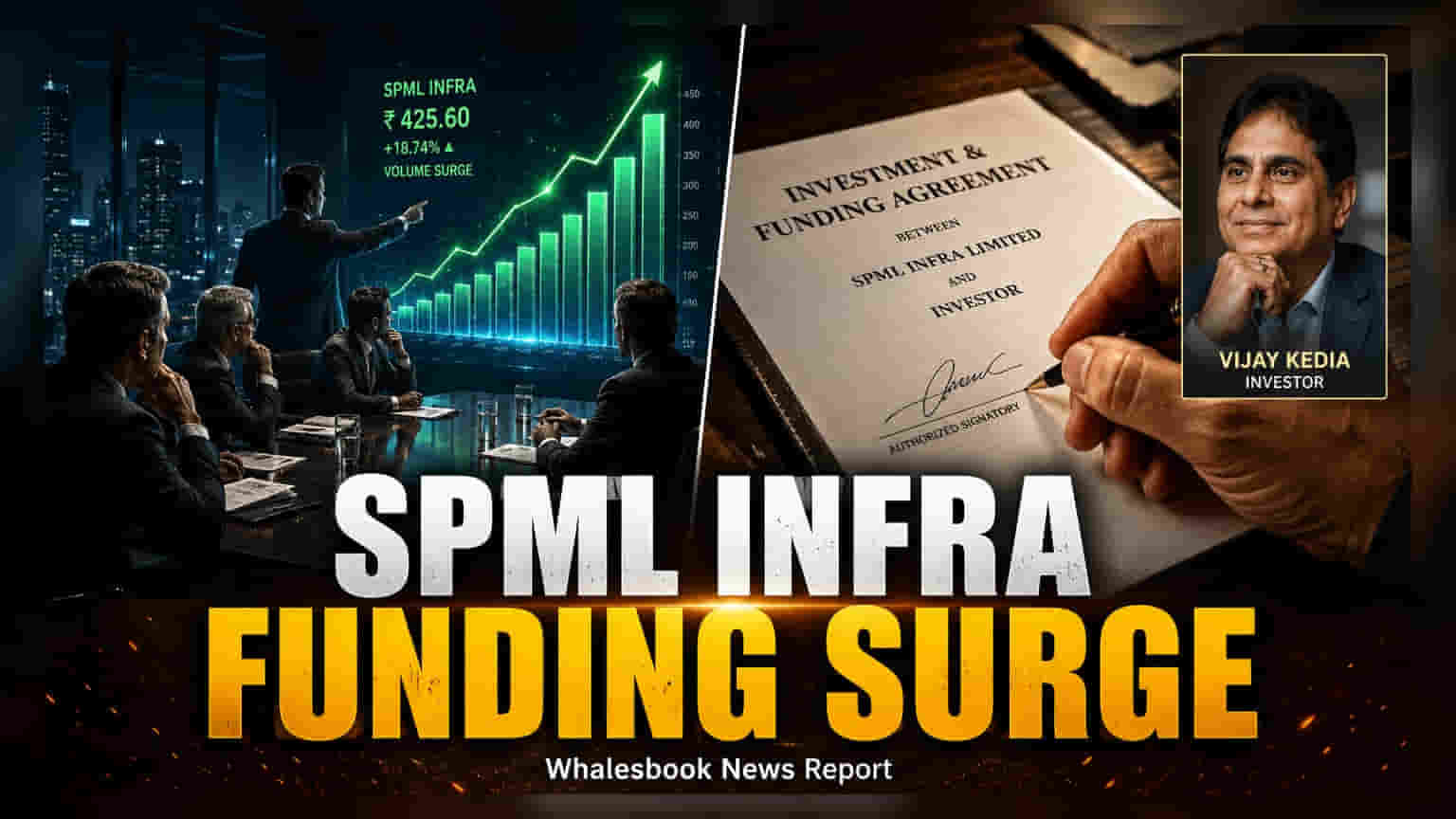 SPML Infra Raises ₹190 Cr; Vijay Kedia Increases Stake
