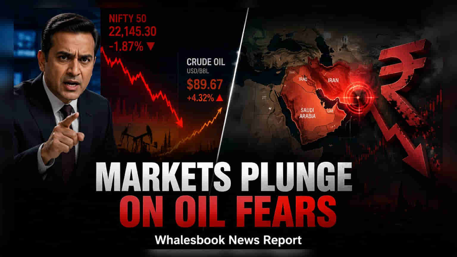 Sensex Drops 443 Points As Oil Crosses $90 On Global Tensions