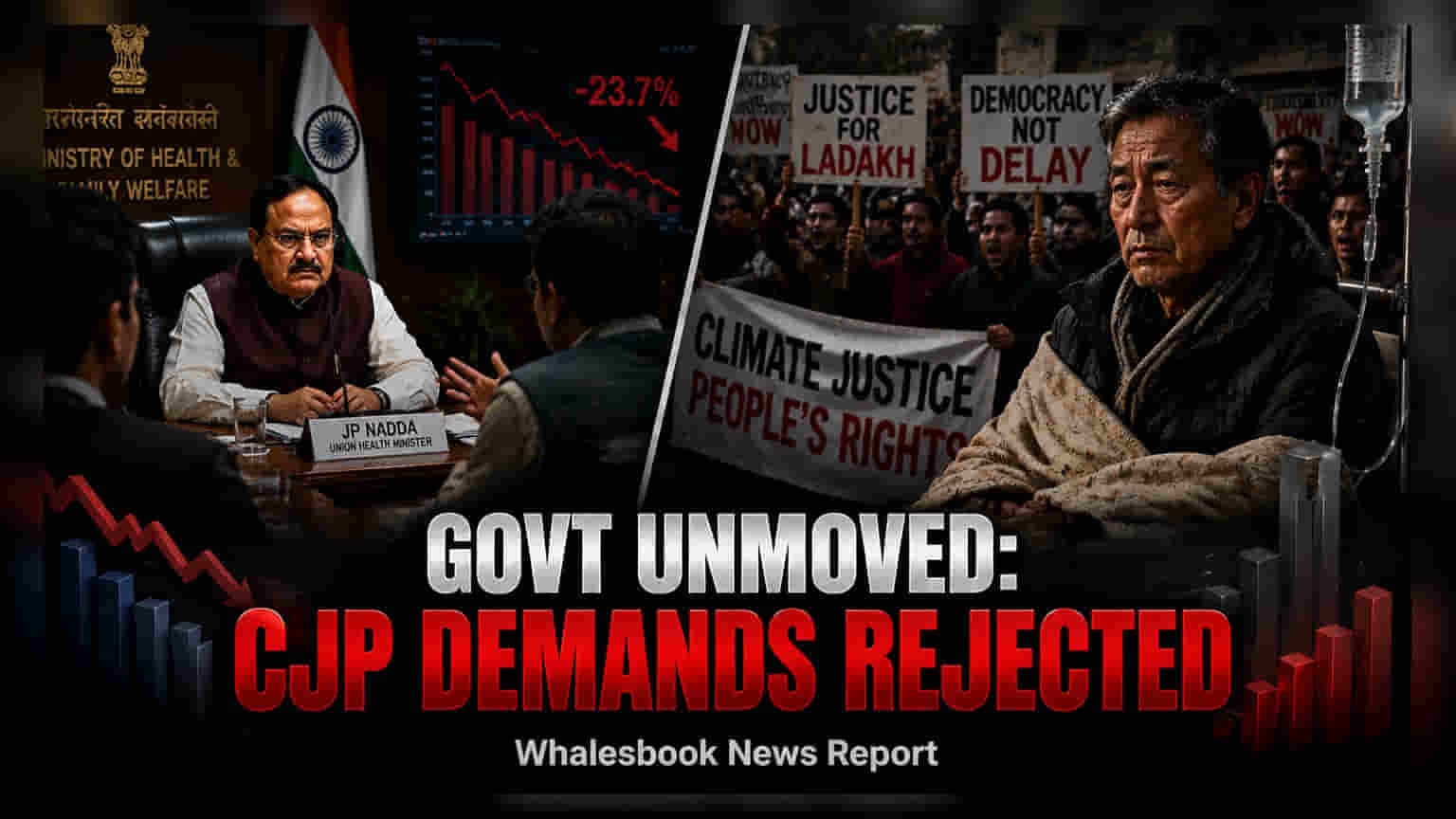 CJP Meets Health Minister Nadda; Protests Over Exam Issues Continue