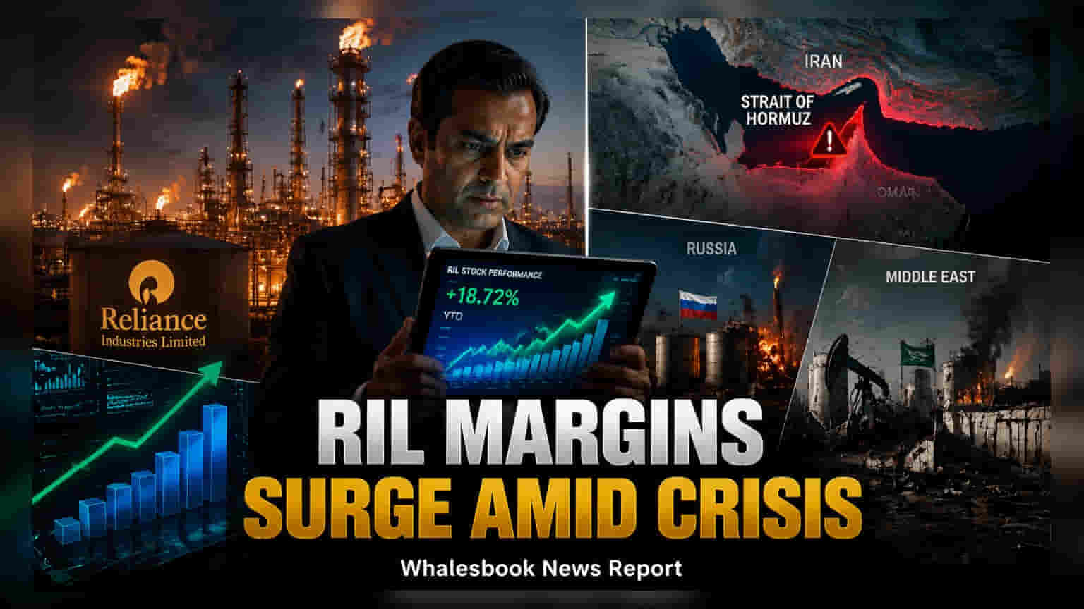 Reliance Industries Sees Refining Margin Gains on Supply Risks