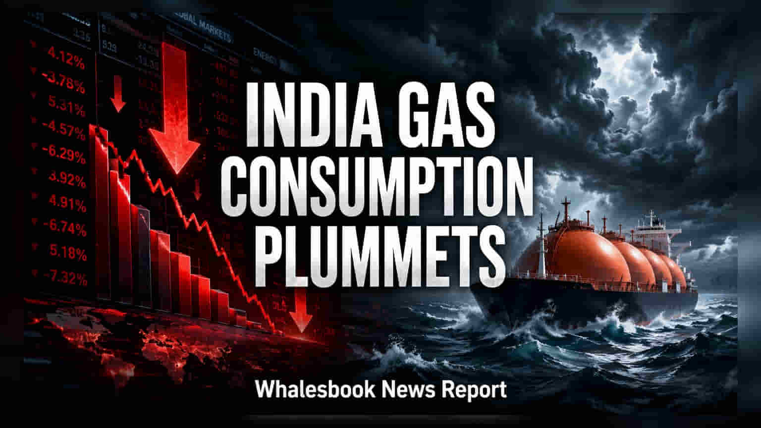 India's Gas Use Drops 6.5% as Import Costs and Output Fall