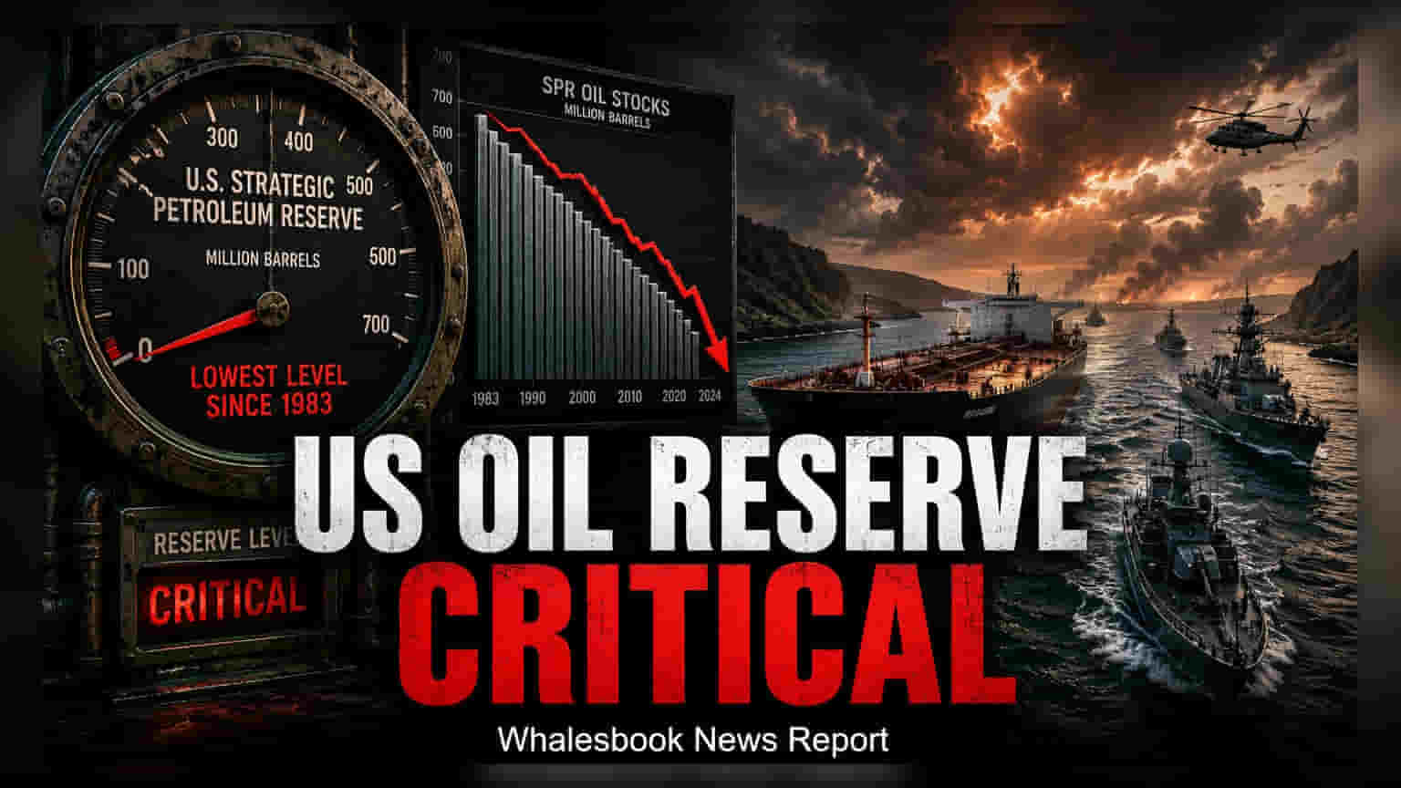 US Emergency Oil Reserves Hit 41-Year Low Amid Global Tensions