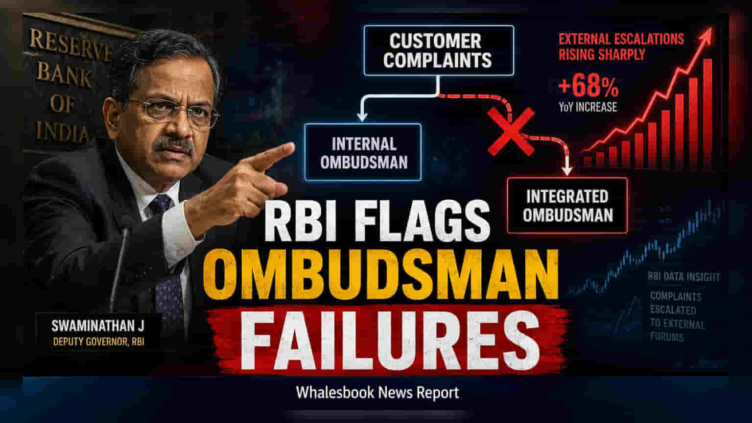 RBI चा इशारा: बँका ग्राहक तक्रारींकडे दुर्लक्ष करत आहेत?