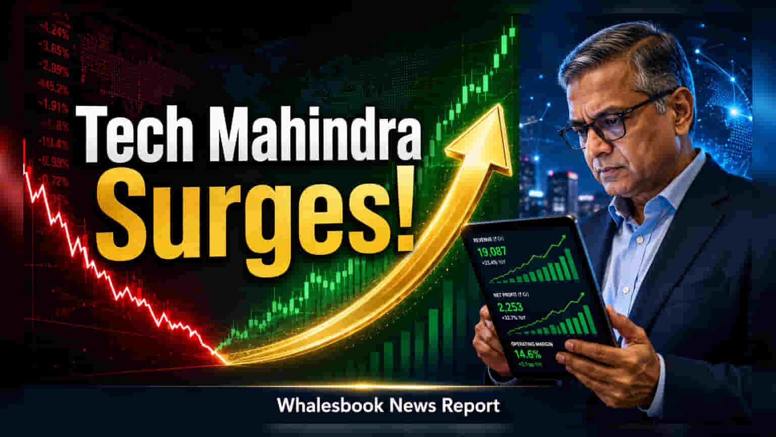 Tech Mahindra Shares Rise 2.22% After June Quarter Results