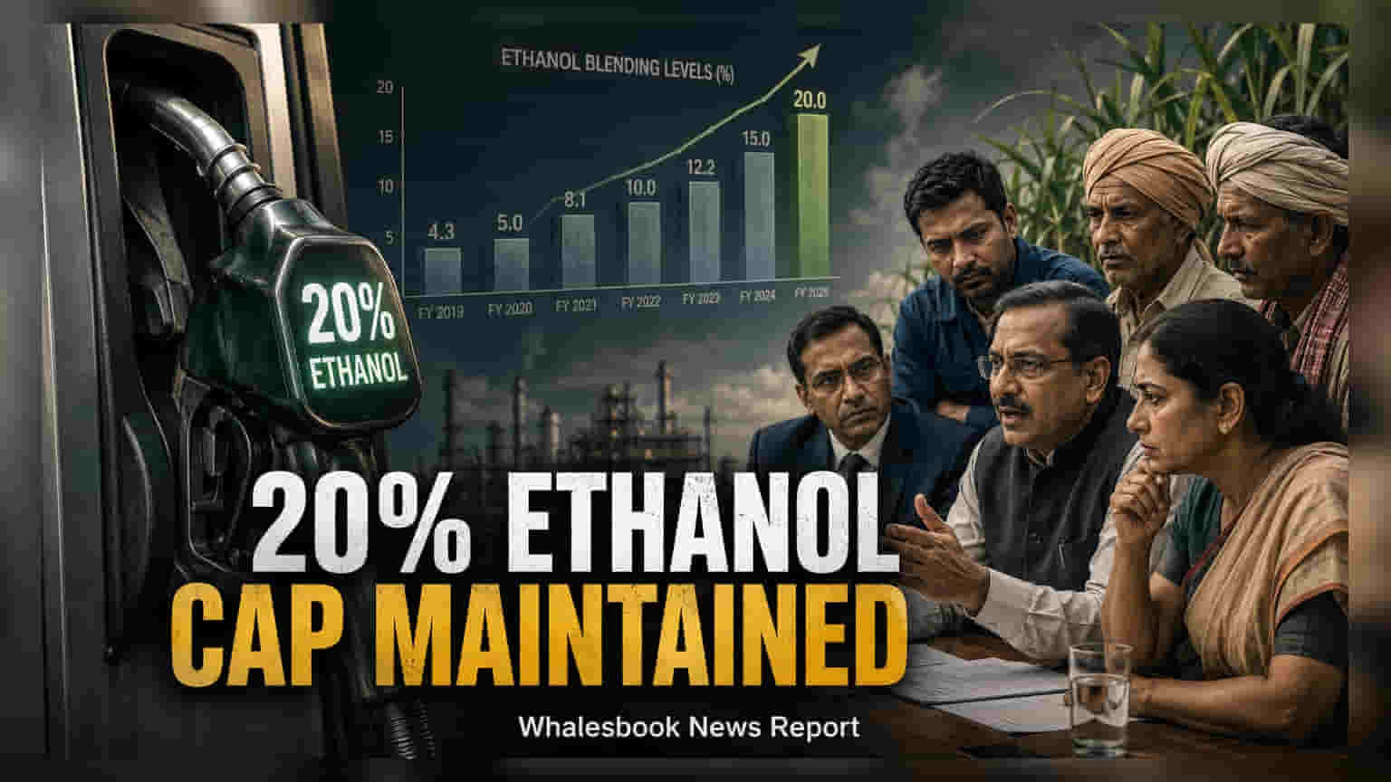 Government Rules Out Ethanol Blending Beyond 20% Target For Now